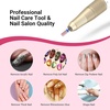 image:imageMelodySusie Ceramic Nail Drill Bits 332 Chamfer Flat Top Large Barrel Bits Fast Remove Acrylic or Hard Gel Nail Tool for Manicure Pedicure Salon Home Professional or Beginner Pink MediumPink