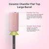 image:imageMelodySusie Ceramic Nail Drill Bits 332 Chamfer Flat Top Large Barrel Bits Fast Remove Acrylic or Hard Gel Nail Tool for Manicure Pedicure Salon Home Professional or Beginner Pink MediumPink