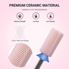 image:imageMelodySusie Ceramic Nail Drill Bits 332 Chamfer Flat Top Large Barrel Bits Fast Remove Acrylic or Hard Gel Nail Tool for Manicure Pedicure Salon Home Professional or Beginner Pink MediumPink