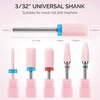image:imageMelodySusie Ceramic Nail Drill Bits Set 332 235mm Professional Acrylic Nail File Drill Bit for Manicure Pedicure Cuticle Gel Nail Polishing 7PcsPink