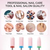image:imageMelodySusie Ceramic Nail Drill Bits Set 332 235mm Professional Acrylic Nail File Drill Bit for Manicure Pedicure Cuticle Gel Nail Polishing 7PcsPink