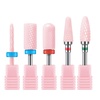 image:imageMelodySusie Ceramic Nail Drill Bits Set 332 235mm Professional Acrylic Nail File Drill Bit for Manicure Pedicure Cuticle Gel Nail Polishing 7PcsPink