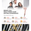 image:imageMelodySusie Compact Hair Dryer for Women120000RPM 1600W High Speed Fast Drying 3 HeatStepless Speed Ionic Blow Dryer for WomenHomeGift Set  Light Pink