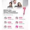 image:imageMelodySusie Compact Hair Dryer for Women120000RPM 1600W High Speed Fast Drying 3 HeatStepless Speed Ionic Blow Dryer for WomenHomeGift Setrose