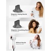 image:imageMelodySusie Compact Hair Dryer for Women120000RPM 1600W High Speed Fast Drying 3 HeatStepless Speed Ionic Blow Dryer for WomenHomeWy605a  White