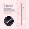 image:imageMelodySusie Cuticle Clean Nail Drill Bit 332 Professional Safety Carbide Under Nail Cleaner Nail Bit for Cuticle Dead Skin Nail Prepare Two Way Rotate Manicure Nail Salon Supply Silver XFNature Nail Buffer Bit