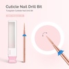 image:imageMelodySusie Cuticle Clean Nail Drill Bit 332 Professional Safety Carbide Under Nail Cleaner Nail Bit for Cuticle Dead Skin Nail Prepare Two Way Rotate Manicure Nail Salon Supply Silver XFFlame Hexagon Bit