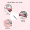 image:imageMelodySusie Cuticle Clean Nail Drill Bit 332 Professional Safety Carbide Under Nail Cleaner Nail Bit for Cuticle Dead Skin Nail Prepare Two Way Rotate Manicure Nail Salon Supply Silver XF23mm Inverted Tapered Bit