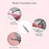 image:imageMelodySusie Cuticle Clean Nail Drill Bit 332 Professional Safety Carbide Under Nail Cleaner Nail Bit for Cuticle Dead Skin Nail Prepare Two Way Rotate Manicure Nail Salon Supply Silver XFCuticle Bit