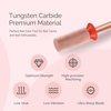 image:imageMelodySusie Cuticle Clean Nail Drill Bit 332 Professional Safety Carbide Under Nail Cleaner Nail Bit for Cuticle Dead Skin Nail Prepare Two Way Rotate Manicure Nail Salon Supply Silver XFRose Gold