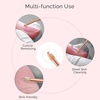 image:imageMelodySusie Cuticle Clean Nail Drill Bit 332 Professional Safety Carbide Under Nail Cleaner Nail Bit for Cuticle Dead Skin Nail Prepare Two Way Rotate Manicure Nail Salon Supply Silver XFRose Gold Cuticle Bit