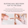 image:imageMelodySusie Cuticle Clean Nail Drill Bit 332 Professional Safety Carbide Under Nail Cleaner Nail Bit for Cuticle Dead Skin Nail Prepare Two Way Rotate Manicure Nail Salon Supply Silver XFRose Gold Super Long Mini Barrel Bit