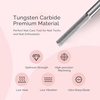 image:imageMelodySusie Cuticle Clean Nail Drill Bit 332 Professional Safety Carbide Under Nail Cleaner Nail Bit for Cuticle Dead Skin Nail Prepare Two Way Rotate Manicure Nail Salon Supply Silver XFNature Nail Buffer Bit