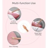 image:imageMelodySusie Cuticle Clean Nail Drill Bit 332 Professional Safety Carbide Under Nail Cleaner Nail Bit for Cuticle Dead Skin Nail Prepare Two Way Rotate Manicure Nail Salon Supply Silver XFRose Gold Cuticle Bit
