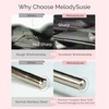 image:imageMelodySusie Cuticle Clean Nail Drill Bit 332 Professional Safety Carbide Under Nail Cleaner Nail Bit for Cuticle Dead Skin Nail Prepare Two Way Rotate Manicure Nail Salon Supply Silver XFCuticle Bit