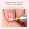 image:imageMelodySusie Cuticle Clean Nail Drill Bit 332 Professional Safety Carbide Under Nail Cleaner Nail Bit for Cuticle Dead Skin Nail Prepare Two Way Rotate Manicure Nail Salon Supply Silver XFRose Gold