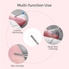 image:imageMelodySusie Cuticle Clean Nail Drill Bit 332 Professional Safety Carbide Under Nail Cleaner Nail Bit for Cuticle Dead Skin Nail Prepare Two Way Rotate Manicure Nail Salon Supply Silver XF18mm Inverted Tapered Bit