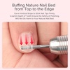 image:imageMelodySusie Cuticle Clean Nail Drill Bit 332 Professional Safety Carbide Under Nail Cleaner Nail Bit for Cuticle Dead Skin Nail Prepare Two Way Rotate Manicure Nail Salon Supply Silver XFNature Nail Buffer Bit