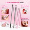 image:imageMelodySusie Cuticle Trimmer with Cuticle Pusher Nail File and Buffer BlocksPortable Cuticle Oil and Ingrown Toenail Removal ToolCuticle Remover Kit 13Pcs