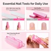 image:imageMelodySusie Cuticle Trimmer with Cuticle Pusher Nail File and Buffer BlocksPortable Cuticle Oil and Ingrown Toenail Removal ToolCuticle Remover Kit 13Pcs 10