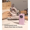 image:imageMelodySusie EntryLevel ClipOn Rechargeable Essential Nail Drill SC300F 30000RPM EFile with LCD Display for All Manicure Shaping amp Gel Removal Ideal for TrainingNail Art Practice amp Home Use PinkPink