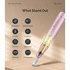 image:imageMelodySusie EntryLevel ClipOn Rechargeable Nail Drill SC320F 30000RPM EFile with Pastel amp Colorful Design for Manicure Shaping amp Gel Removal Ideal for Training Nail Art Practice amp Home UseMilk Pink