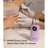 image:imageMelodySusie EntryLevel ClipOn Rechargeable Nail Drill SC320F 30000RPM EFile with Pastel amp Colorful Design for Manicure Shaping amp Gel Removal Ideal for Training Nail Art Practice amp Home UsePurple