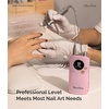 image:imageMelodySusie EntryLevel ClipOn Rechargeable Nail Drill SC320F 30000RPM EFile with Pastel amp Colorful Design for Manicure Shaping amp Gel Removal Ideal for Training Nail Art Practice amp Home UsePink