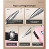 image:imageMelodySusie EntryLevel ClipOn Rechargeable Nail Drill ScamanderSC320H 30000RPM Popular Classic EFile with LCD Display for Manicure Shaping amp Gel Removal Perfect for Nail Art Training amp Home UsePink