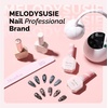 image:imageMelodySusie Lace Nail Foil 30 Rolls 10 Black Lace 10 White Lace 10 Flower Nail Transfer Foil 1m Per Roll Holographic Nail Art Stickers Decals for DIY Acrylic Nails Manicure Decoration10