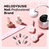 image:imageMelodySusie Lace Nail Foil 30 Rolls 10 Black Lace 10 White Lace 10 Flower Nail Transfer Foil 1m Per Roll Holographic Nail Art Stickers Decals for DIY Acrylic Nails Manicure Decoration20 Lace  Flower