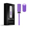 image:imageMelodySusie Large Barrel 332 Tungsten Carbide Nail Drill Bit Crystal Top Pink Heart Shape Fast Remove Acrylic Gel Cuticle Gel Polishing for Manicure Pedicure Pink Blossom Series BitS FinePurple