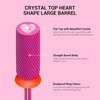 image:imageMelodySusie Large Barrel 332 Tungsten Carbide Nail Drill Bit Crystal Top Pink Heart Shape Fast Remove Acrylic Gel Cuticle Gel Polishing for Manicure Pedicure Pink Blossom Series BitS FinePink Blossom