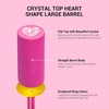 image:imageMelodySusie Large Barrel 332 Tungsten Carbide Nail Drill Bit Crystal Top Pink Heart Shape Fast Remove Acrylic Gel Cuticle Gel Polishing for Manicure Pedicure Pink Blossom Series BitS FinePink Blossom