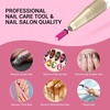 image:imageMelodySusie Large Barrel 332 Tungsten Carbide Nail Drill Bit Crystal Top Pink Heart Shape Fast Remove Acrylic Gel Cuticle Gel Polishing for Manicure Pedicure Pink Blossom Series BitS FinePink Blossom