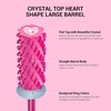 image:imageMelodySusie Large Barrel 332 Tungsten Carbide Nail Drill Bit Crystal Top Pink Heart Shape Fast Remove Acrylic Gel Cuticle Gel Polishing for Manicure Pedicure Pink Blossom Series BitS FinePink Blossom