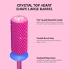 image:imageMelodySusie Large Barrel 332 Tungsten Carbide Nail Drill Bit Crystal Top Pink Heart Shape Fast Remove Acrylic Gel Cuticle Gel Polishing for Manicure Pedicure Pink Blossom Series BitS FinePink Blossom