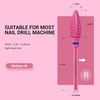 image:imageMelodySusie Large Cone Nail Drill Bits 332 Carbide Tungsten Multifunction Bits Fast Remove Acrylic or Hard Gel for Manicure Pedicure Salon Professional or Beginner Purple MediumPink Blossom