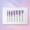 image:imageMelodySusie Nail Drill Bits Set 7pcs Tungsten Carbide Diamond Nail Drill Bits for Acrylic Nails Poly Gel Cuticle Remove 332 Professional Nail Bits for Nail Drill Efile Manicure Pedicure ToolsAcolorful