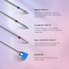 image:imageMelodySusie Nail Drill Bits Set 7pcs Tungsten Carbide Diamond Nail Drill Bits for Acrylic Nails Poly Gel Cuticle Remove 332 Professional Nail Bits for Nail Drill Efile Manicure Pedicure ToolsColorful