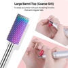 image:imageMelodySusie Nail Drill Bits Set 7pcs Tungsten Carbide Diamond Nail Drill Bits for Acrylic Nails Poly Gel Cuticle Remove 332 Professional Nail Bits for Nail Drill Efile Manicure Pedicure ToolsPurple