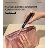 image:imageMelodySusie PenShaped Cordless Nail Drill with Adjustable Stepless SpeedSM180F 30000RPM Portable Rechargeable EFile with LED Display for All Manicure Shaping amp Acrylic Gel Removal for Pro at Home