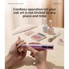 image:imageMelodySusie PenShaped Portable Cordless Nail Drill PC180E 25000RPM Rechargeable Electric File with LED Display for All Nail Care Manicure Shaping amp Acrylic Gel Removal for Nail Artists DIY at HomeRose Gold