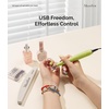 image:imageMelodySusie PenShaped Portable USB Nail Drill PC120I 20000RPM Electric Nail File with Compact Design for All Nail Care Manicure Polishing Shaping amp Gel Removal at Home for BeginnersMacaron Green