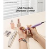 image:imageMelodySusie PenShaped Portable USB Nail Drill PC120I 20000RPM Electric Nail File with Compact Design for All Nail Care Manicure Polishing Shaping amp Gel Removal at Home for BeginnersMacaron Purple