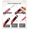 image:imageMelodySusie PenShaped UltraSlim Cordless Nail Drill PM170F 30000RPM Portable Rechargeable Electric File with LED Display for All Manicure Nail Care Shaping amp Gel Removal for Advanced Home UsePSeries Red 170 Tor