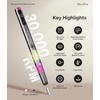 image:imageMelodySusie PenShaped UltraSlim Cordless Nail Drill PM170F 30000RPM Portable Rechargeable Electric File with LED Display for All Manicure Nail Care Shaping amp Gel Removal for Advanced Home UsePSeries Gray 180 Tor