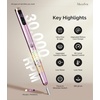 image:imageMelodySusie PenShaped UltraSlim Cordless Nail Drill PM170F 30000RPM Portable Rechargeable Electric File with LED Display for All Manicure Nail Care Shaping amp Gel Removal for Advanced Home UsePSeries Pink 180 Tor
