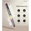 image:imageMelodySusie PenShaped UltraSlim Cordless Nail Drill PM170F 30000RPM Portable Rechargeable Electric File with LED Display for All Manicure Nail Care Shaping amp Gel Removal for Advanced Home UsePSeries Gray 170 Tor
