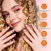 image:imageMelodySusie PlantBased 165ml 2Pcs Gel Base and Glassy Top Coat Set Unique TiltandStand Bottle for Easy Gel Access TPOampHEMAampHPMA Free No Wipe Foundation for UV Light Cured with Long Wear Shine
